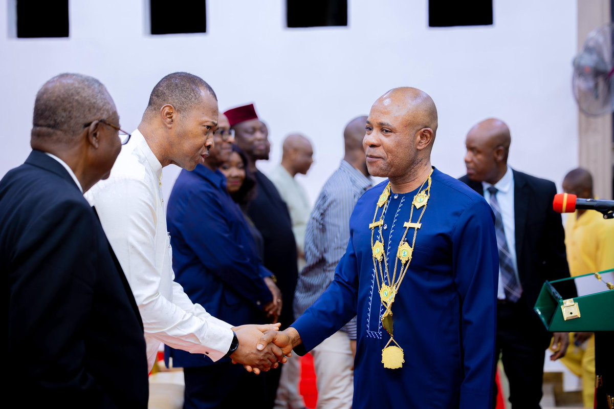 At my investiture as President of Enugu Sports Club, I had the honour of commissioning the remodelled clubhouse, a moment that underscored the deep connection between our administration and the vibrant sporting community in our dear state.

It was an opportunity to reaffirm our