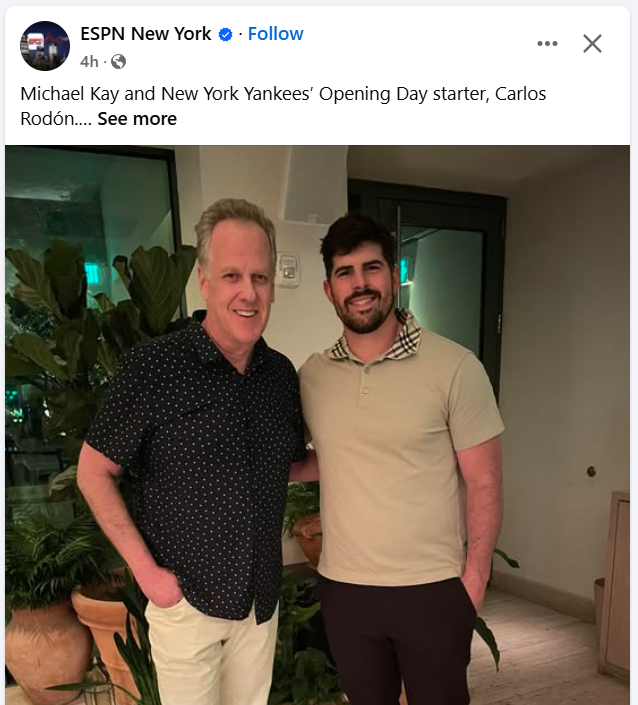 iamamhall's tweet photo. @RealMichaelKay Michael, ESPN New York, did you WRONG in this photo..... https://t.co/3mCtvVwsh6
