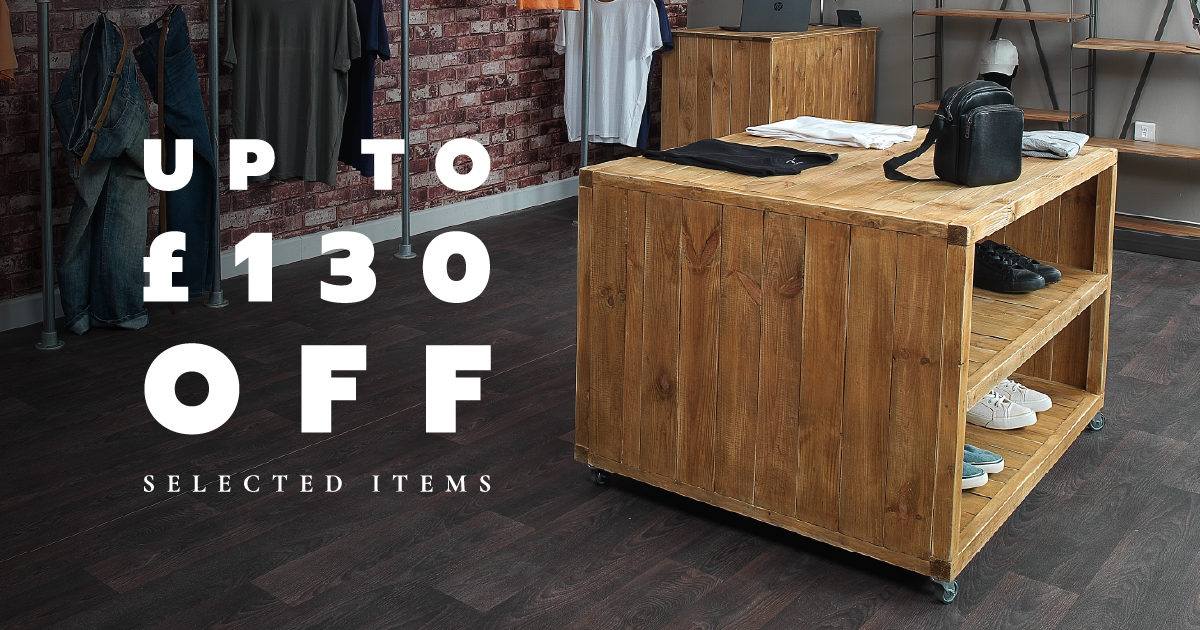 morplan_ltd's tweet image. For March only, up to £130 off selected items from our Heritage Drift #retailfurniture range, a stunning selection of rustic, weathered, beachy-style wooden retail furniture! 🌿🏖️

📦 Stock up now before the tide rolls out! 👉 ow.ly/cAXn50Vlujz

 #StoreDesign #Retaildesign