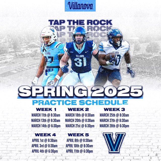 Excited to be attending <a href="/NovaFootball/">Villanova Football</a> spring practice this Friday. Thank you <a href="/CoachPagan/">Nathan Pagan</a> for the invite. <a href="/LSFootball1/">L-S Football</a> <a href="/PioneerIron/">Iron Pioneer</a> <a href="/BillKnapp36/">Bill Knapp</a> <a href="/LSfootballVicR/">Vic</a>