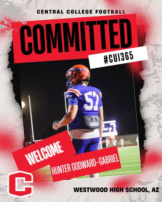 100% Committed to @CUI_Football !! Thank you to all my teammates and coaches for supporting me through this journey and excited to call this home for the next 4 years!! <a href="/MChorowicz/">Mike Chorowicz</a> <a href="/Max_Race/">Max Race</a> <a href="/mac4fb/">Jeff McMartin</a> <a href="/WestwoodFBMesa/">Westwood Football</a>