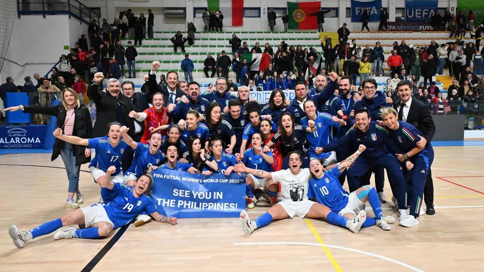 FIFAWCLivex's tweet photo. Futsal Women's World Cup qualifying elite round: Italy, Portugal, Poland, Spain qualify https://t.co/v934YZJsFU