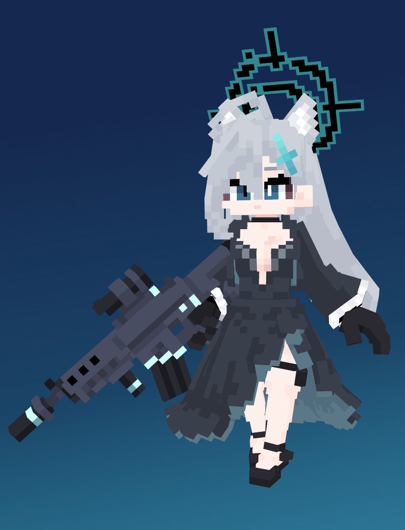 쿠로코
#ブルアカ #Blockbench