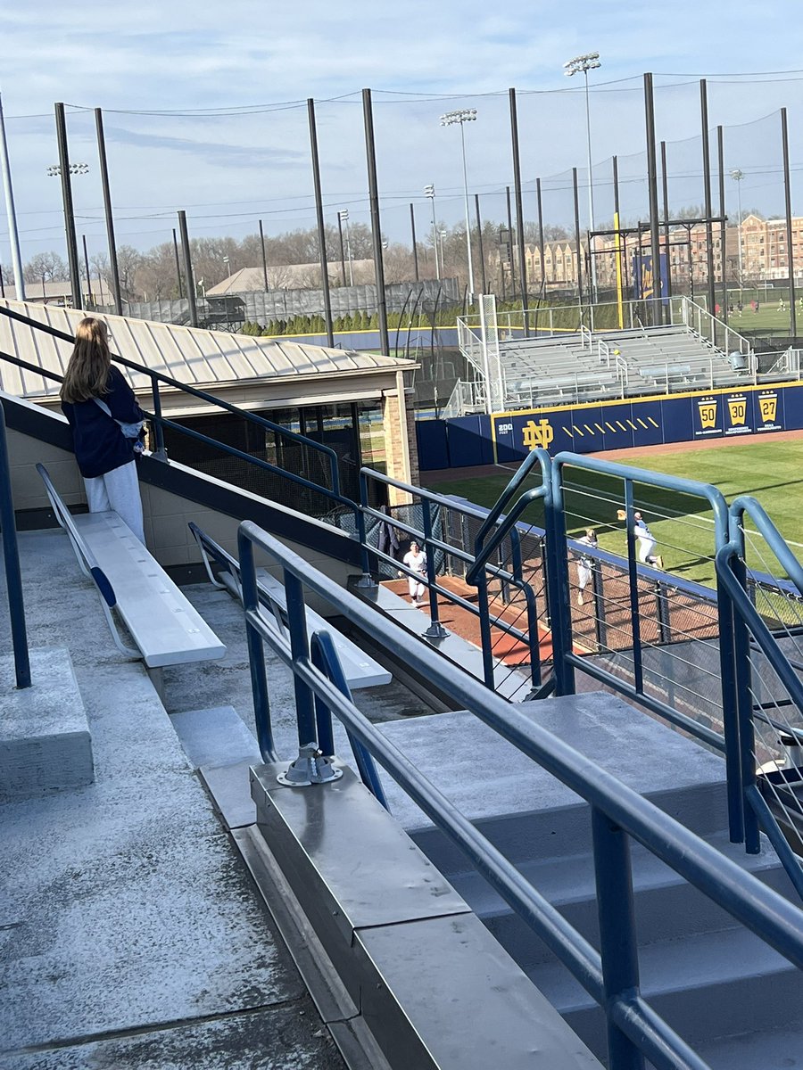 CoachRihm's tweet photo. Spent the weekend in South Bend.  To say Abi was excited is an understatement.  Taking her places to watch and learn is something that we will continue to help her chase her dreams. @BG_Lady_Hornets @bghs_softball https://t.co/sZw5PU4GZP
