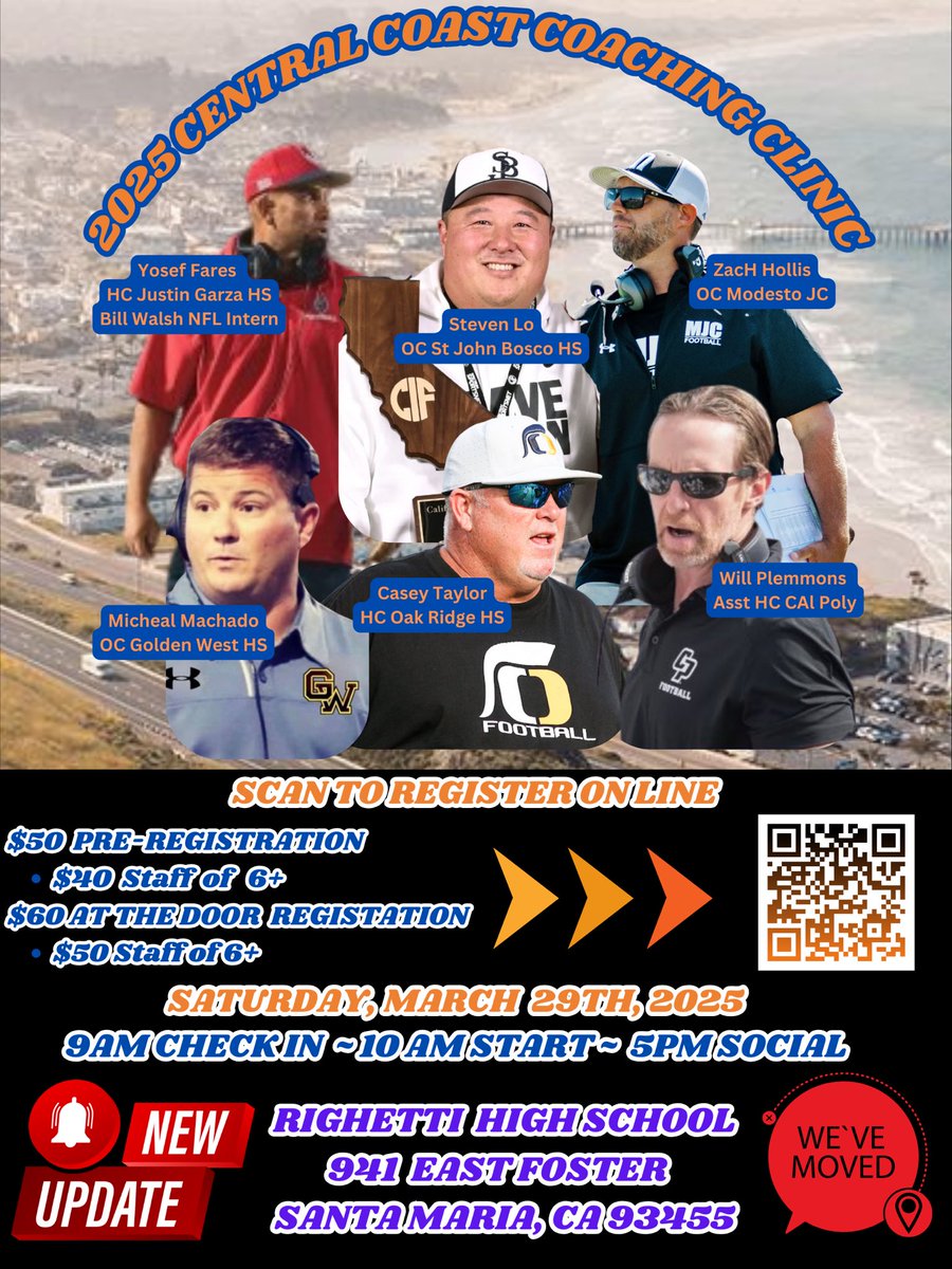 WPlemons's tweet image. 2025 Central Coast Coaching Clinic