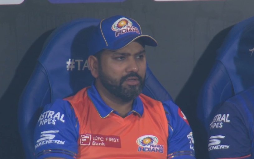 iStanRohit's tweet photo. It's Really Heartbreaking For Us to see you like this. You are not just another random cricketer. 

You Are Fking...... ROHIT GURUNATH SHARMA 🔥🔥🔥

Manh Please Leave This Ungrateful Franchise For Good Reason 

#RohitSharma #Captain https://t.co/fnVMEfmLVB