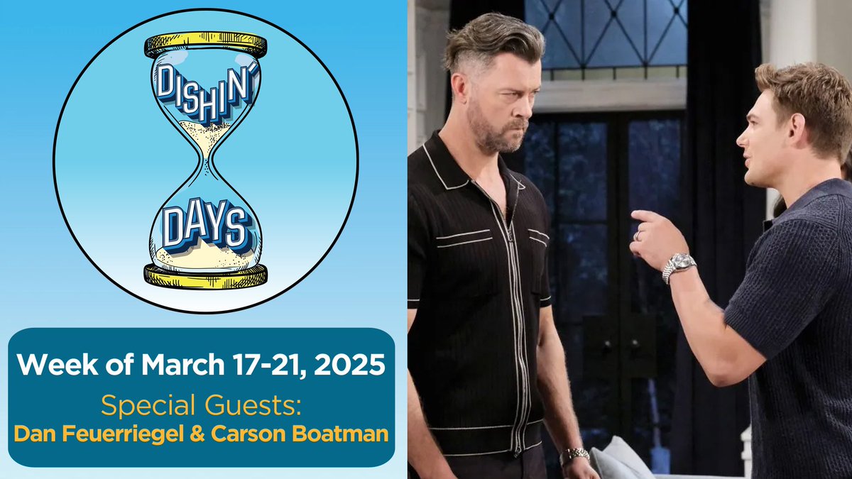 TODAY IS THE DAY! Join us as we chat the week of <a href="/DaysPeacock/">Days of our Lives</a> with <a href="/DgFeuerriegel/">🅳🅰🅽 🅵🅴🆄🅴🆁🆁🅸🅴🅶🅴🅻</a> &amp; <a href="/CarsonBoatman/">Carson Boatman</a> at 3pm PST/6pm EST! 

youtube.com/live/49-7qhFwx…
