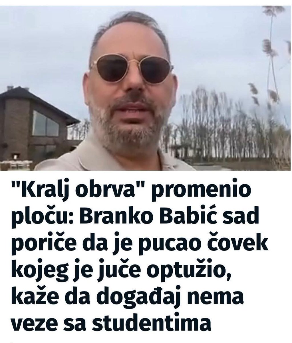 Уколико је ово истина ,да ли ће Блатормер и инквизиција са Пинка и осталих режимских ботова да одговара за бесомучним тиранију  агитовања над студентима и грађанима ????
Тужилаштво хелоу?!?