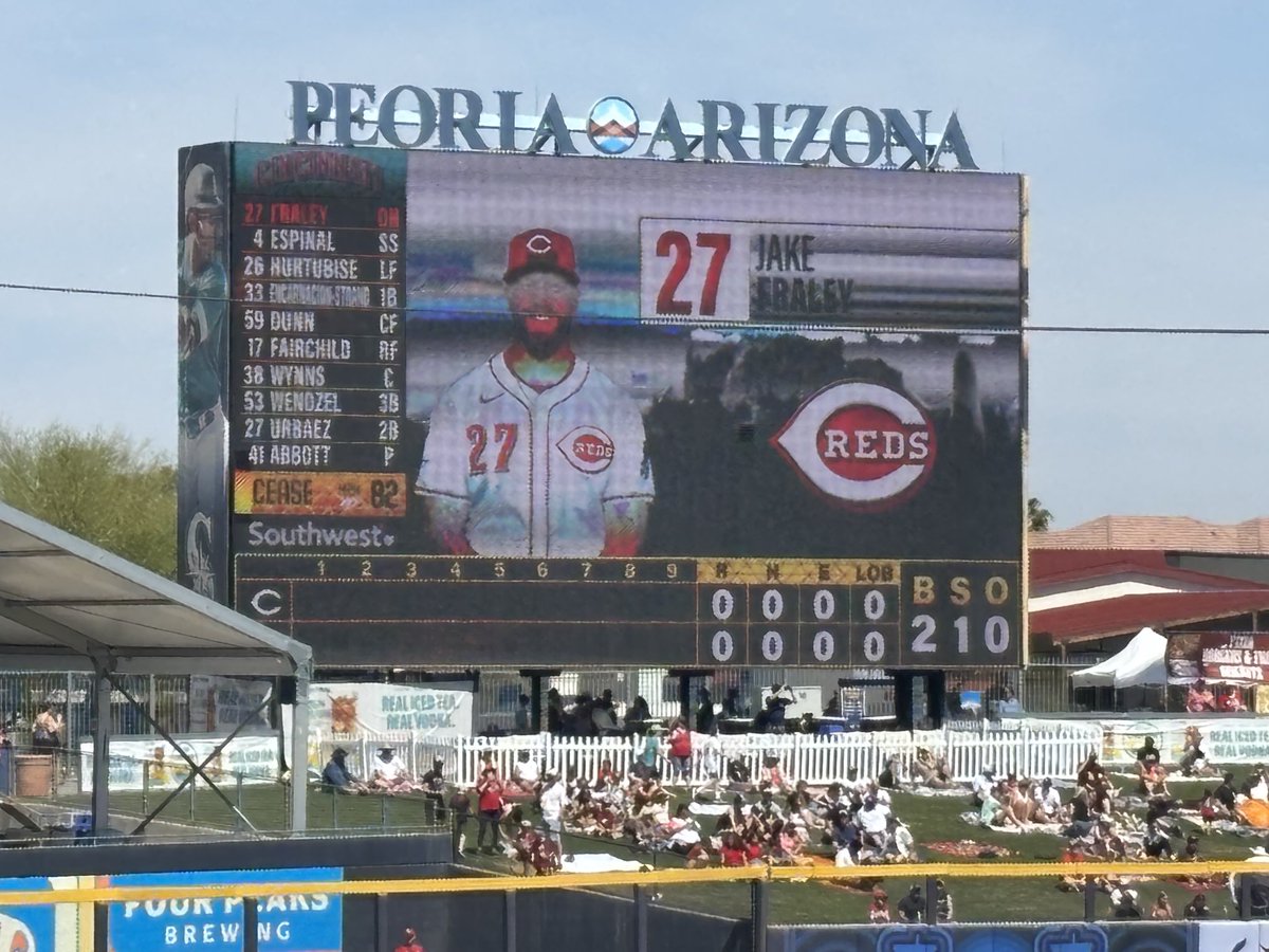 dpolizzi6's tweet image. @Reds vs Padres yesterday…coffee and some sun this morning at Goodyear Park for the Guardians vs the Reds. 
#SpringTraining25