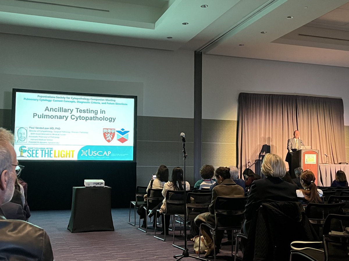 M. Lisa Zhang, MD (@mlisazhang) on Twitter photo <a href="/PapSociety/">Papanicolaou Society</a> session focused on pulmonary #cytopath starting off strong with Dr. Paul VanderLaan <a href="/BIDMCpath/">BIDMC Pathology</a> discussing ancillary testing
#USCAP2025 <a href="/TheUSCAP/">USCAP</a> <a href="/PapSociety/">Papanicolaou Society</a> session focused on pulmonary #cytopath starting off strong with Dr. Paul VanderLaan <a href="/BIDMCpath/">BIDMC Pathology</a> discussing ancillary testing
#USCAP2025 <a href="/TheUSCAP/">USCAP</a>
