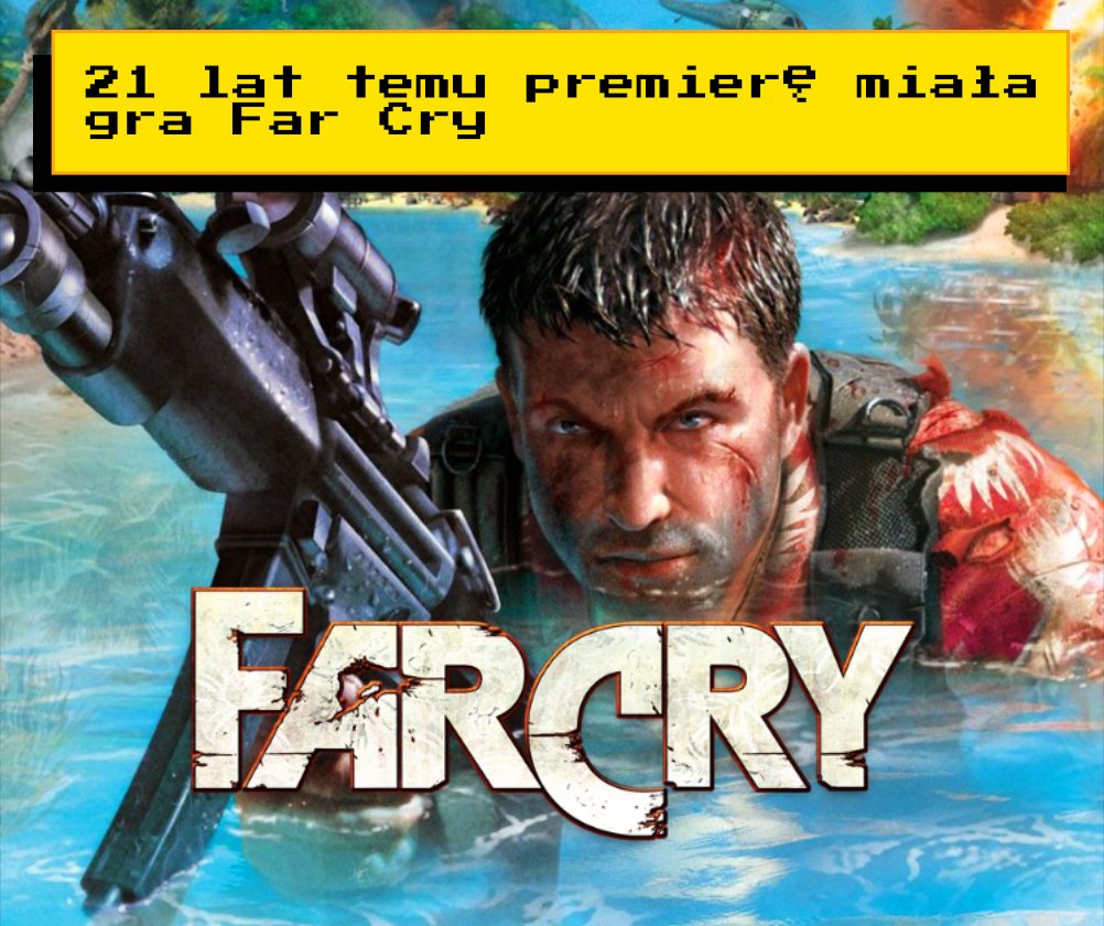 23 marca 2004 roku, czyli 21 lat temu premierę miała gra FAR CRY. Była to pierwsza i jedyna część gry, którą zrobiło studio Crytek (potem sprzedali markę Ubisoftowi) na przełomowym silniku CryEngine. Tak, tym samym, który kilka lat później, ale w udoskonalonej wersji wykorzystano
