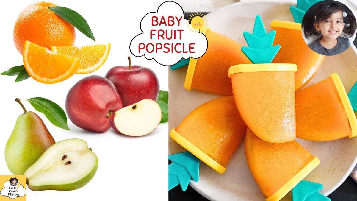 LittlePlatter's tweet photo. N E W   V I D E O 🎉🎉🎉  

Teething Baby? Try This Super Healthy Frozen Fruit Treat! ❄️🍏 | Baby Popsicle | 3-Ingredient 7M+ 

(Recipe link in the comment below)

#popsicle #babyfood #teethingrelief https://t.co/mD56fHPsMl