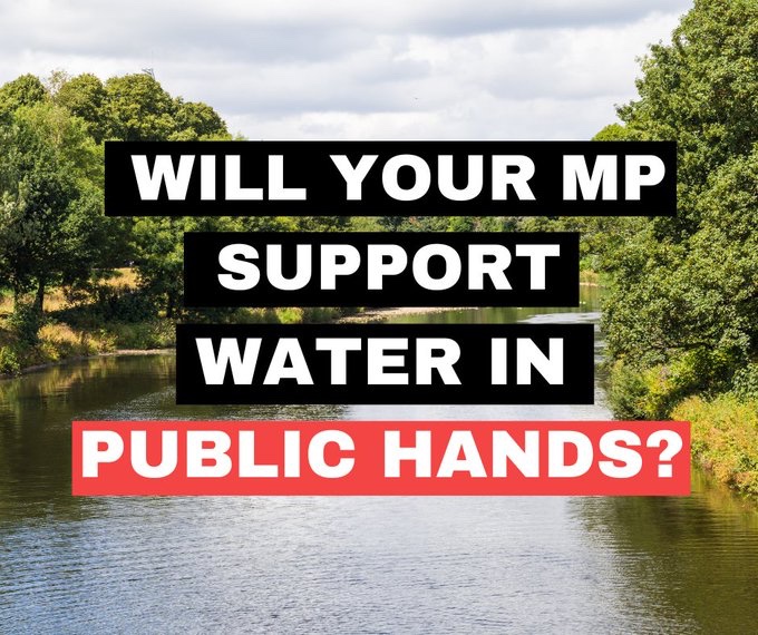Let’s start with letting the public decide who own our water.

My private members bill will do this. 

Sign up here for more!
