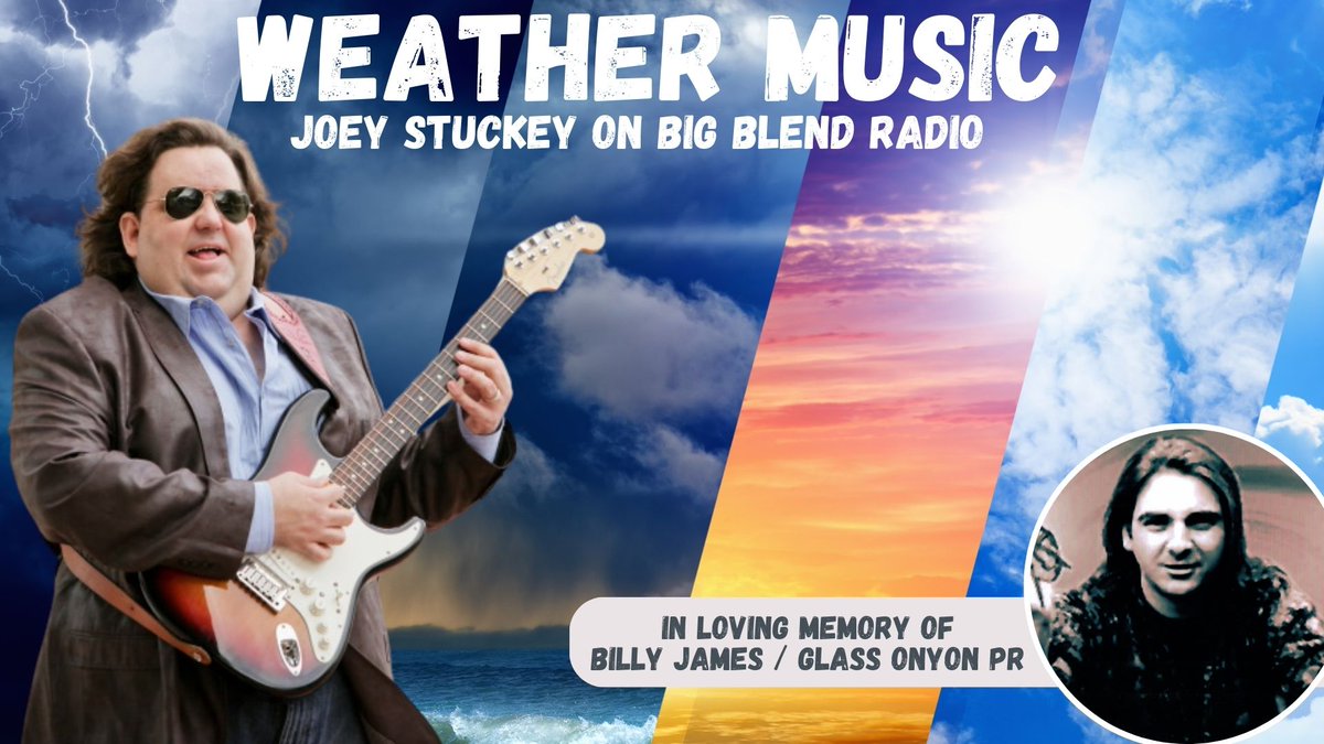 Big Blend Radio & Magazines (@bigblendmag) on Twitter photo On #BigBlendRadio now, musician Joey Stuckey
<a href="/Jstuckeymusic/">Joey Stuckey</a>
celebrates Weather Music in honor of today (March 23) being #WorldMeteorologicalDay. This show is dedicated to our friend in music, Billy James of Glass Onyon PR. Listen: youtu.be/Woq6BCfZTFM?fe⦠On #BigBlendRadio now, musician Joey Stuckey
<a href="/Jstuckeymusic/">Joey Stuckey</a>
celebrates Weather Music in honor of today (March 23) being #WorldMeteorologicalDay. This show is dedicated to our friend in music, Billy James of Glass Onyon PR. Listen: youtu.be/Woq6BCfZTFM?feā¦