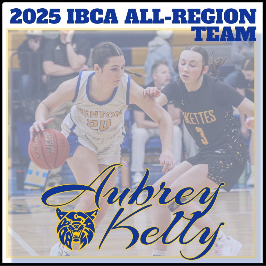 Congratulations to Aubrey Kelly for being named to the Iowa Basketball Coaches Association Class 3A All-Region Team!
