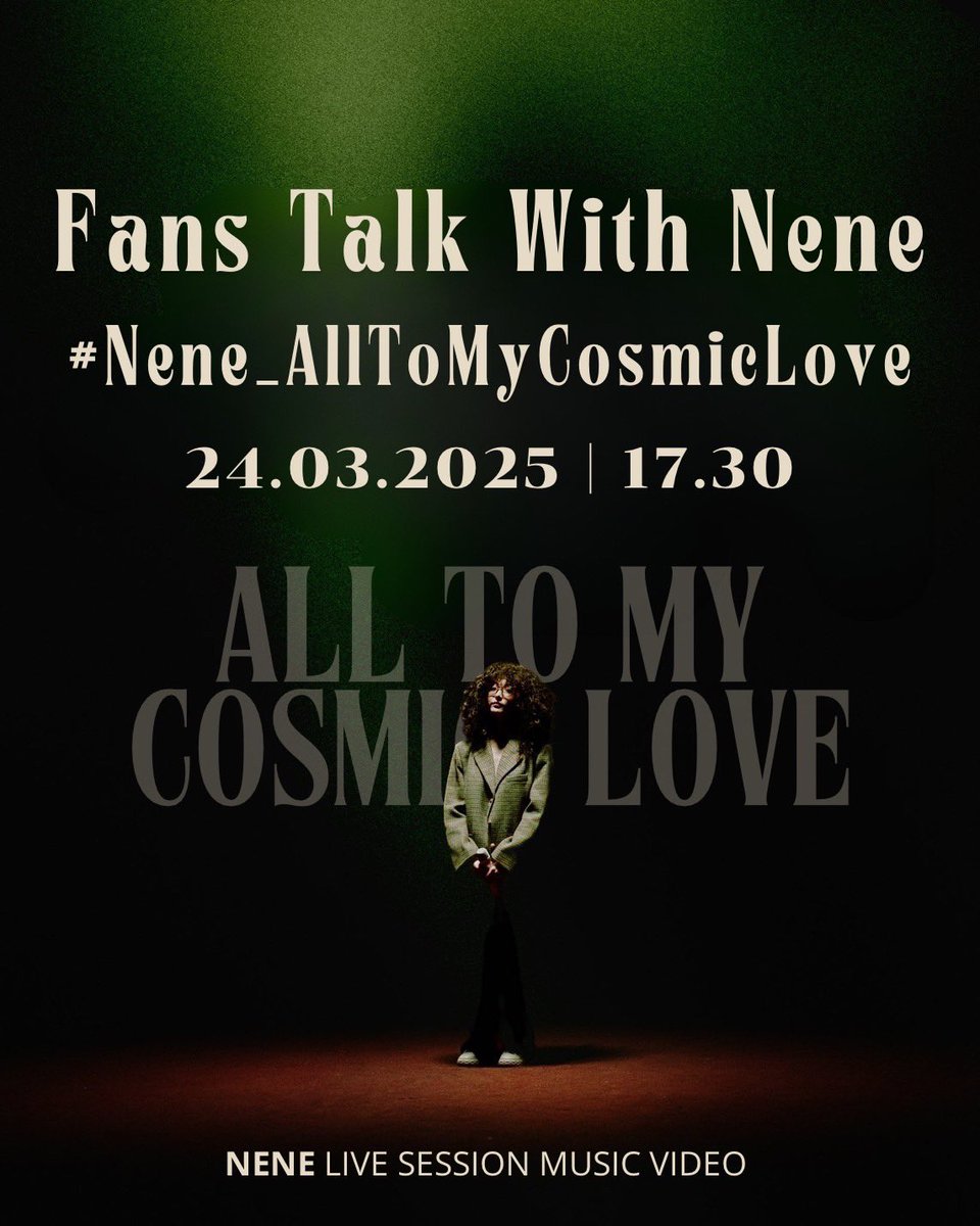 NeneThaiFans's tweet photo. 📢📢📢 ประกาศ​แท็กเทรนด์งานวันที่ 24 มีนาคม 2568  

ช่วงเนเน่พบปะชาวอะตอม มาร่วมหวีดลุคใหม่ของเนเน่ ใน MV เพลงใหม่ไปพร้อมๆกับเนเน่  ร่วมเม้าท์มอยและเทรนด์กันนะคะ เรารู้อะตอมทำได้ อะตอมมีสกิล multitasking อยู่แล้ววว 😘🥰 

เวลาเทรนด์  💜🌙

🗓️  24•03•2025
⏰  5.30 PM 

#.Nene_AllToMyCosmisLove 
Fans Talk With Nene

ปล. อย่าลืมต��ดแท็กหลักน้องเนเน่กันด้วยนะค้าาาา 🥰🫶🏻💜

@nnenevader 
#nenevader #เนเน่ #Nene #เนเน่พรนับพัน 
#ネネ #ZhengNaixin #TrịnhNãiHinh #네네 #정나이신