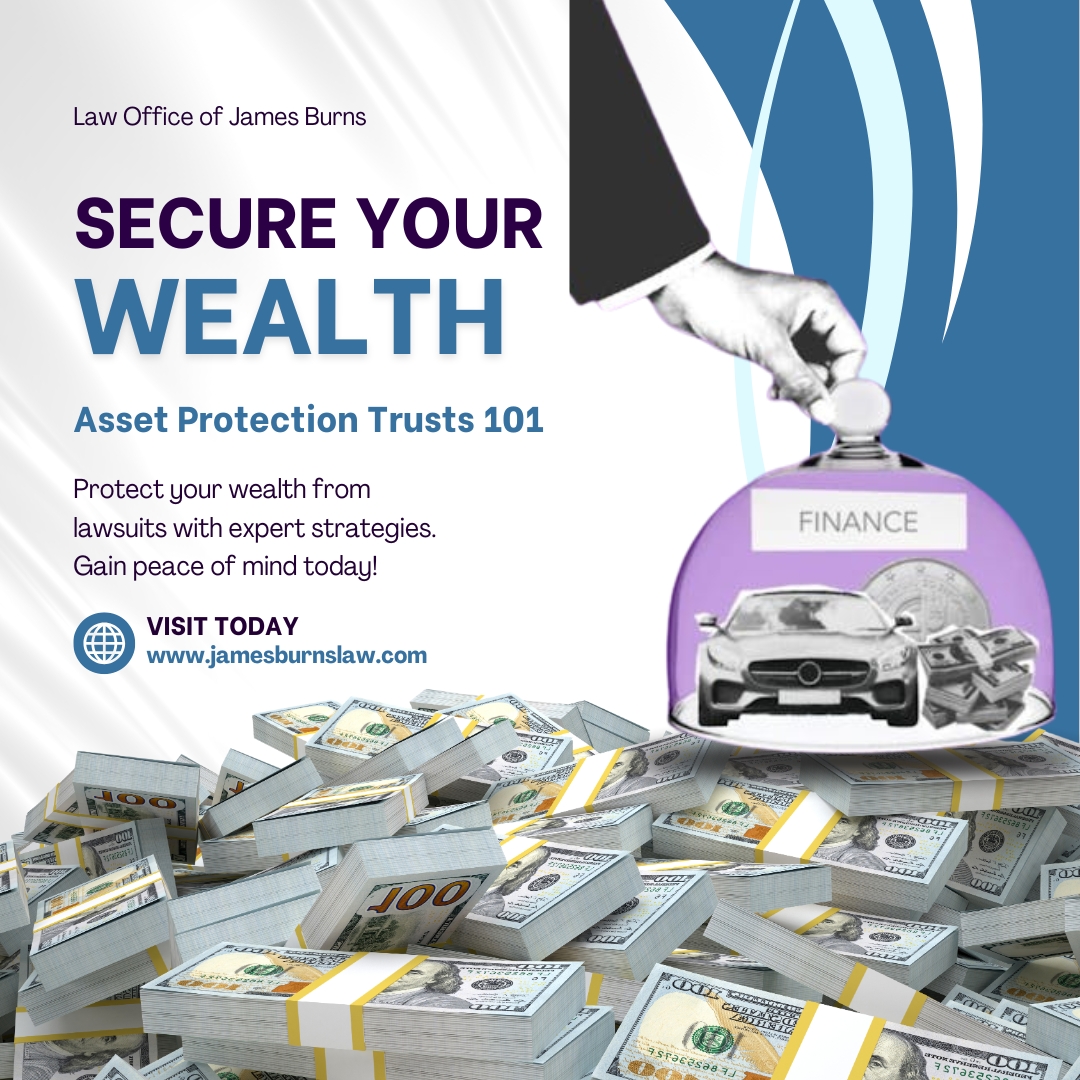 jambur's tweet image. 🛡️ Discover the peace of mind that comes with the expert asset protection strategies from the Law Office Of James Burns! #AssetProtection #LegalShield #WealthSecurity #PeaceOfMind #LegalAdvice #ProtectYourWealth #SecureYourFuture #LawsuitProtection