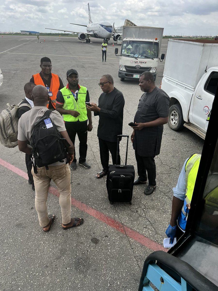 I was on the same flight with Peter Obi from Asaba to Lagos yesterday. I saw him &amp; his orderlies going to board another flight straightaway. So it was Doyin Okupe’s commendation event he was rushing to attend?

It’s sad hearing this aneema say this seeing how stressful this was.