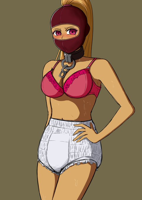 恥ずかしい恰好でポージング 