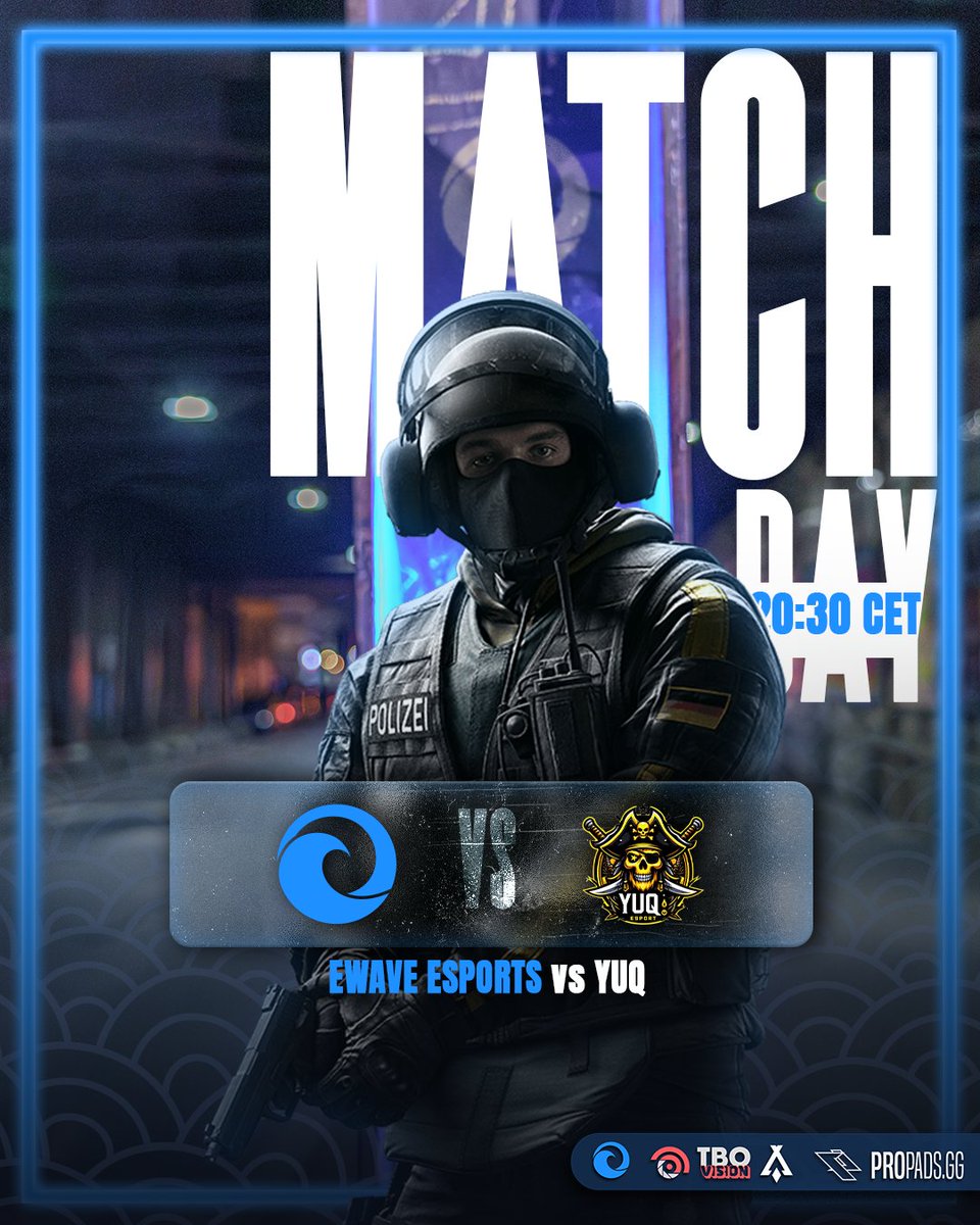 Und auch unser #R6S Console-Team gibt wieder Vollgas!🥳

In der <a href="/RSXPL/">RSX Events</a> Major treffen wir heute um 20:30 Uhr auf <a href="/Team_YuQ/">YuQeSport</a>!🔥

Der Spaß kann auch live verfolgt werden: twitch.tv/andr3zfox!👀

Unser Lineup:
<a href="/R1SIKO/">ℛ𝒾𝓈𝓀</a> 
<a href="/TimDelRey_/">Tim 💥</a> 
<a href="/FreddyJii/">Freddy</a> 
<a href="/xK1llerEnte/">Entee</a> 
<a href="/TomfightR6/">tomfight</a>