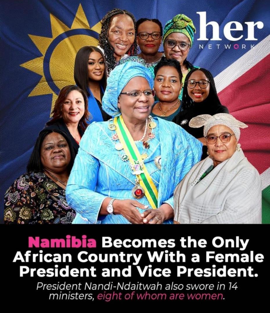 Woza The Land of Savannahs !! 💃💃🙏🙏💜💜
Africa is rising and I wish this could happen in more countries in Africa and the world!
Yes, we can!! 
CONGRATULATIONS #Namibia35