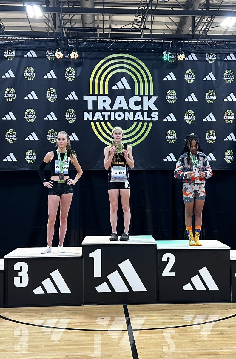Kaitlyn takes third place at the Adidas National Middle Schools meet!
