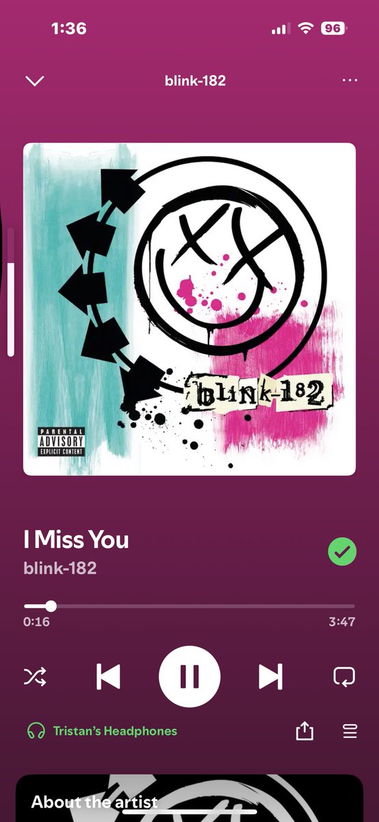 damn blink-182 cooked with this album ngl