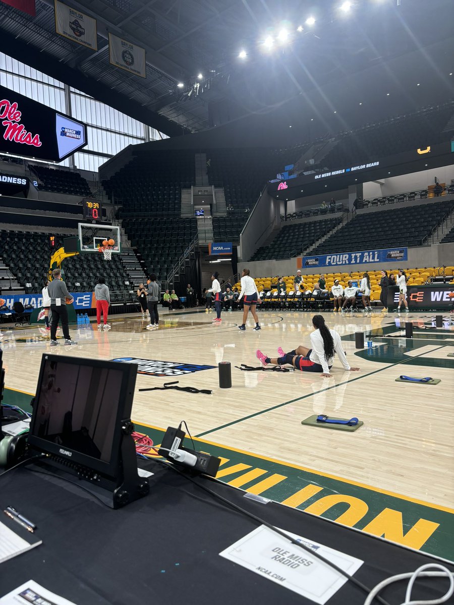 A trip to the Sweet 16 on the line for <a href="/OleMissWBB/">Ole Miss Women's BB</a>! Rebels play Baylor in Waco! Join me for pre-game at 2:45 on <a href="/theq105/">Q105</a> and the <a href="/varsity/">Varsity</a> app!
