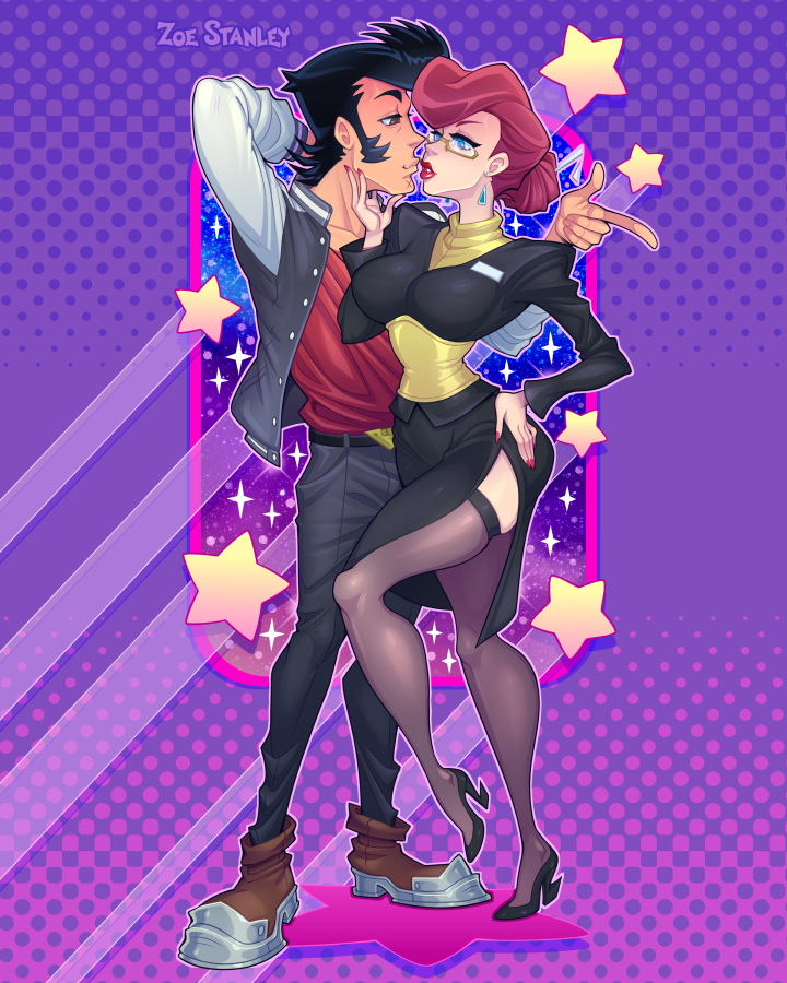 ZoeStanleyArts's tweet photo. 🌠🌌Dandy and Scarlet.
#SpaceDandy #スペースダンディ https://t.co/xkdxyfEr2Q