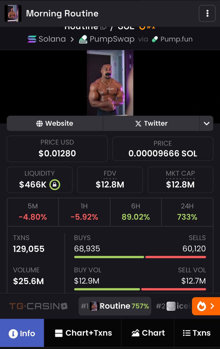 duo_codeweb's tweet image. $Routine Should have aped this and hold my bag !