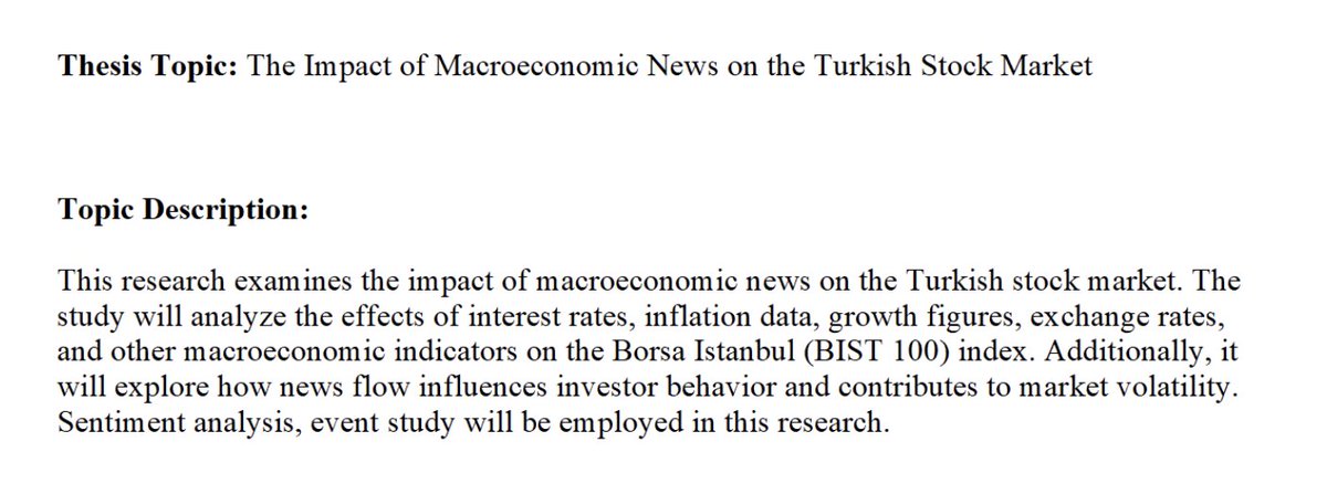 Dönem başı seçtiğimiz tez konusuna bak, gündeme bak.
Şu son 1 haftayı yazsam yeterli zaten.