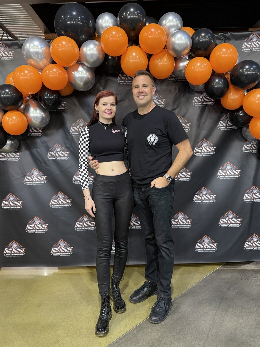 AdamWilkeHD's tweet photo. WOW - what a Grand Opening party at Dog House Harley-Davidson! Huge shoutout to the entire team for putting on an unforgettable experience, capped off by an awesome live performance from Saliva. #harleydavidson #dealership #retail https://t.co/68oZE98QqM