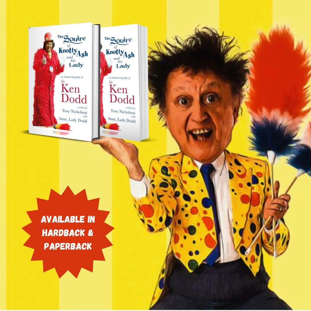 By Jove you’re in for a treat tonight on BBC 2 with #KenDodd A Lagacy of Happiness, so why not pick up a copy of The Squire of Knotty Ash and his Lady written by Lady Ann herself and Tony Nicholson. 

Also add our Easter Discount code to get 20% off: EAS25