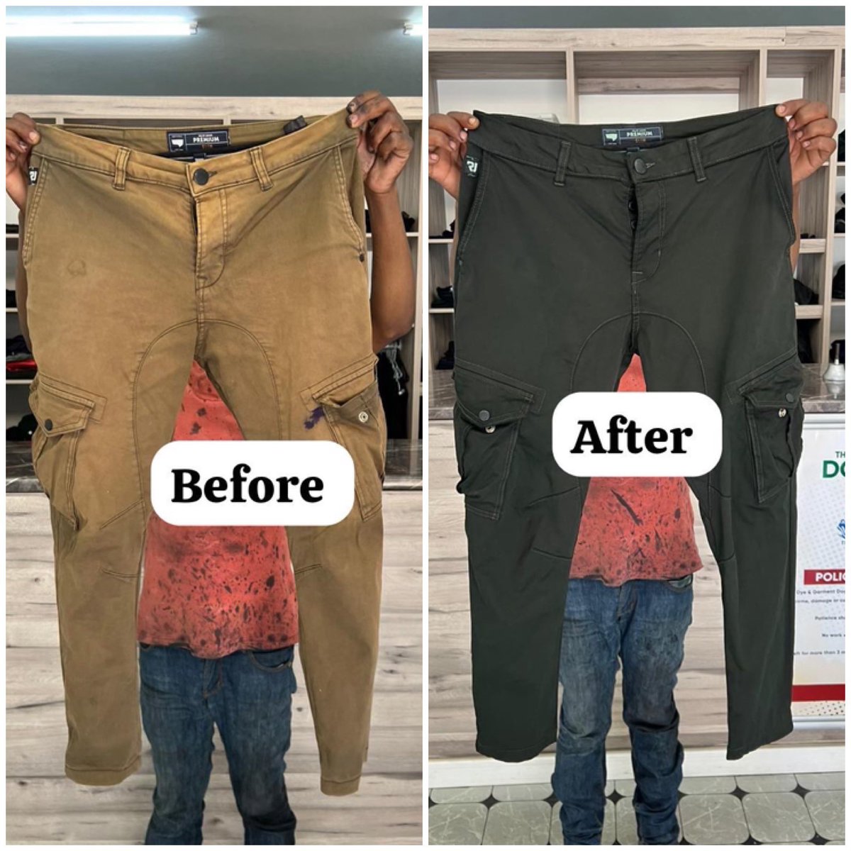 DyeGarment's tweet photo. 🚨Pretoria dye shop🚨

- We dye clothes 

Call or WhatsApp 📱:0818334759 . 

📍 Shop 0002, Russell’s Place, 45 WF Nkomo Street, Pretoria Central. https://t.co/bYALxRk0By