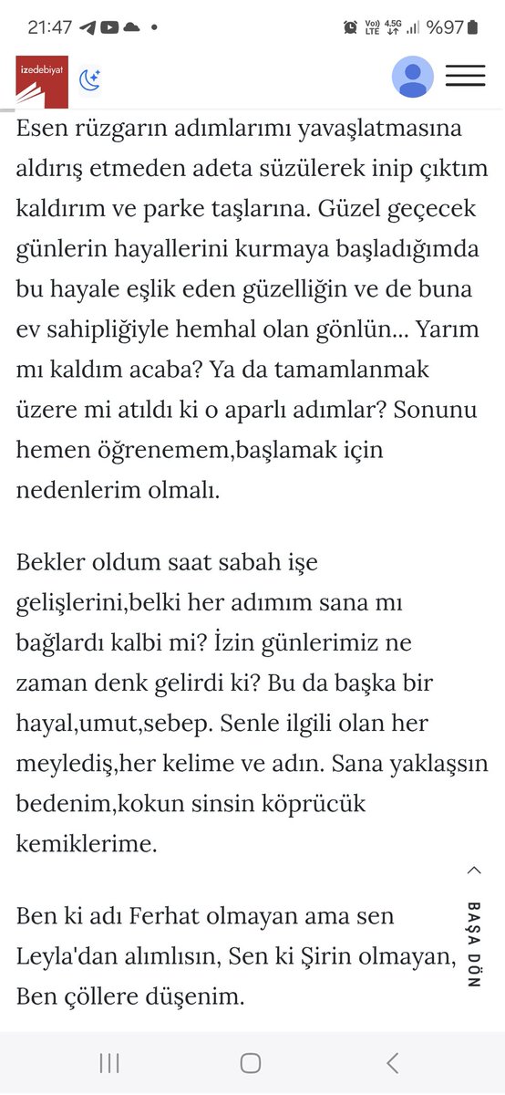 Kaldığımız yerden devam.