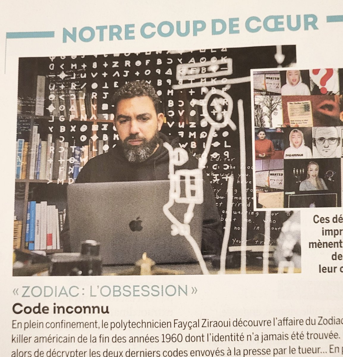 "Zodiac: l'obsession", un coup de ♥️ à découvrir les 25 et 26 mars à 21h sur <a href="/canalplus/">CANAL+</a>. Merci <a href="/voici/">Voici</a> 😍

#ZodiacKiller