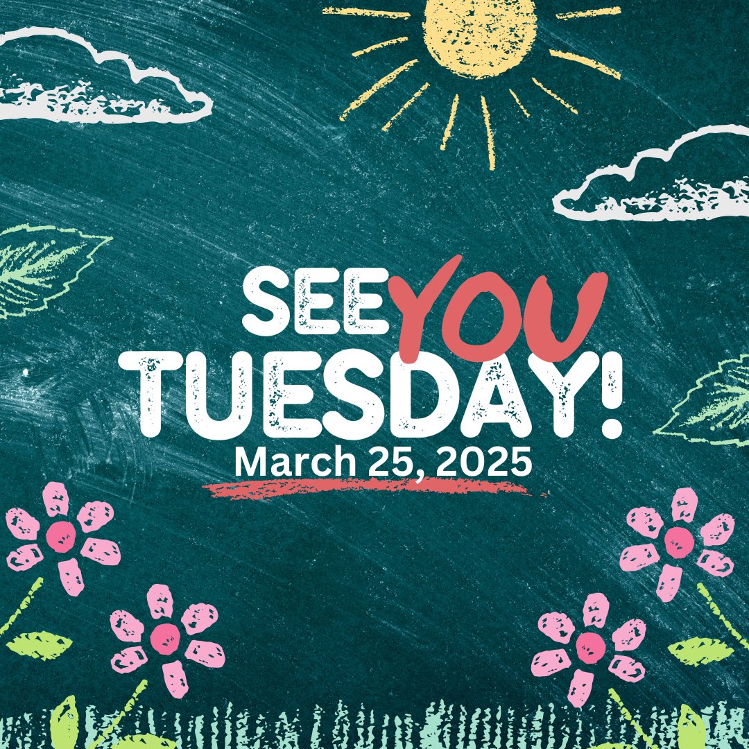 We hope you enjoyed your Spring Break!  See you Tuesday, students!