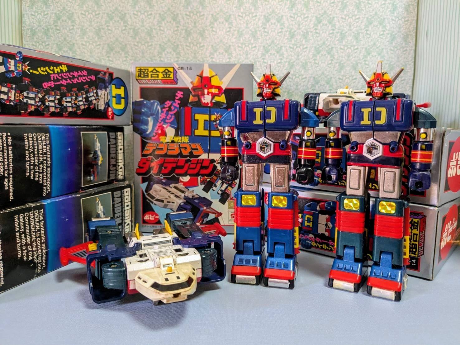 昭和レトロ　レア　電磁戦隊デンジマン　デンジマシーン　ポピニカ　超合金　ポピー ポピー 電子戦隊デンジマン デンジマシーンバイク 超合金 当時物