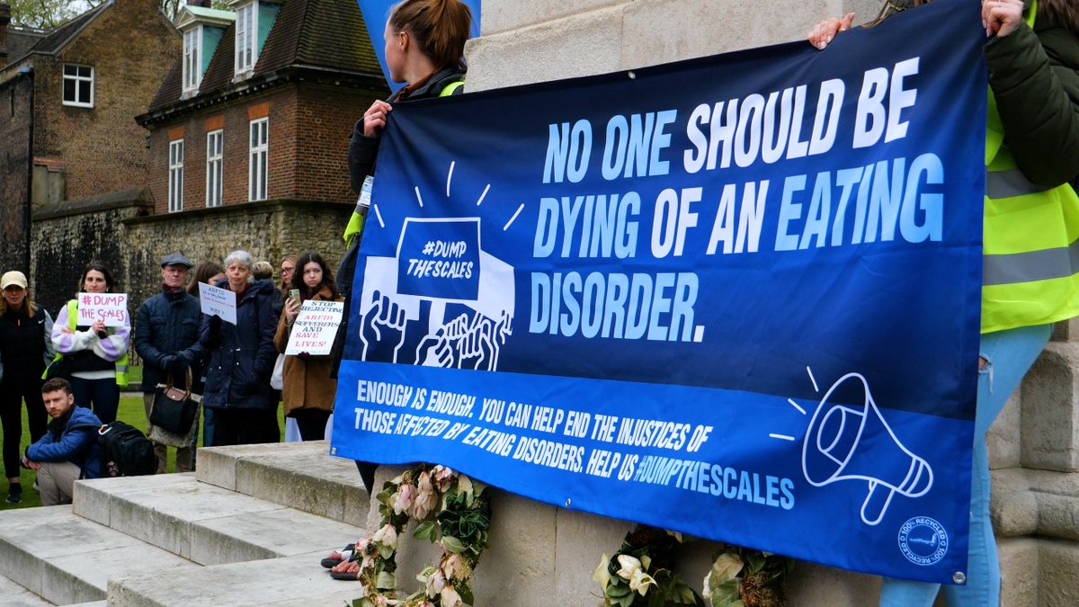 🗓️Save the date🗓️

On June 21, 2025, we’ll be hosting the annual #DumpTheScales March to to demand better services and put an end to the neglect faced by those struggling with eating disorders across the UK.

👉Are you with us?

tickettailor.com/events/dumpthe…