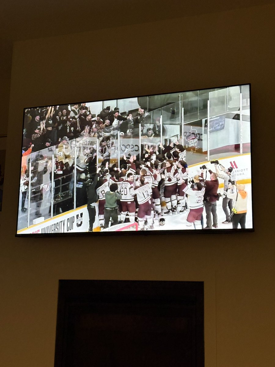 Im not crying, you’re crying.

So proud, congrats fellas! Dream on. <a href="/GeeGeesMHKY/">uOttawa Men's Hockey | Hockey masculin</a> 

To the best coach Ive worked with, <a href="/PGrandmaitre/">Patrick Grandmaître</a> enjoy this mon chum. You earned this one!