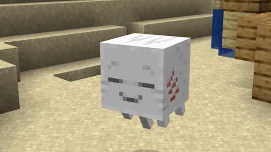 Die neue Ghast lore macht mich so traurig, die Armen sind einfach für immer eingesperrt und traurig und bestenfalls kommen nur ihre Kinder in die Overworld wenn sie mit Glück gerettet werden :(