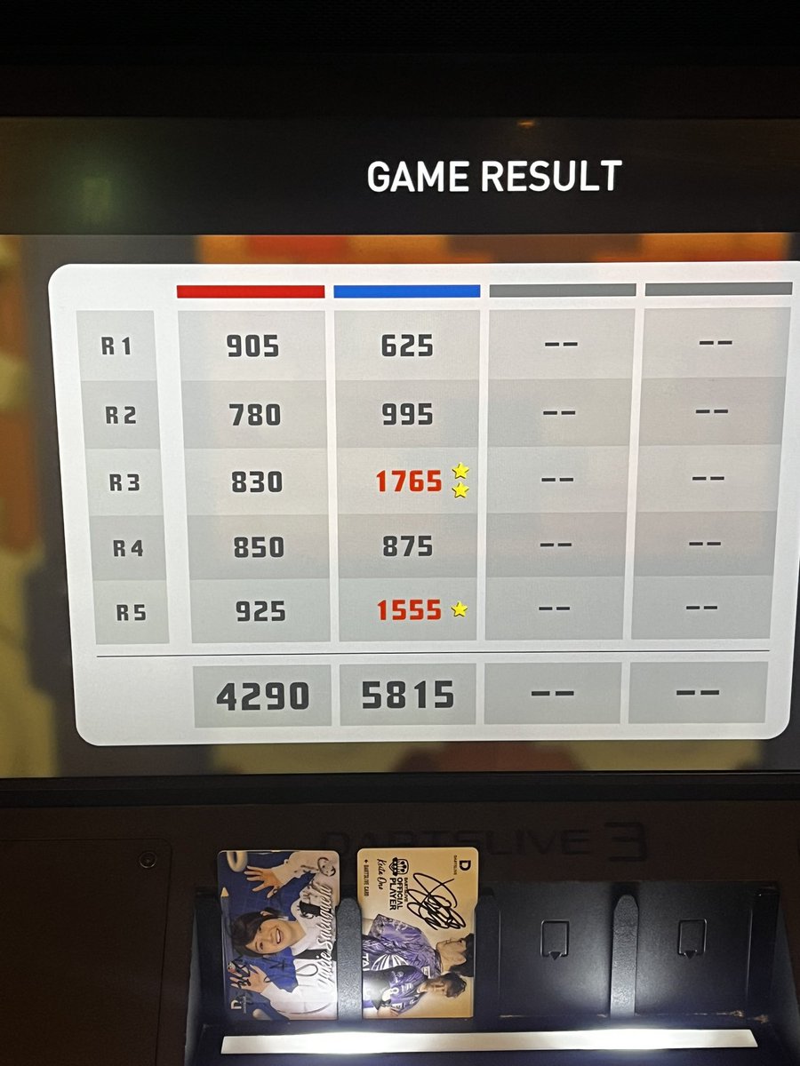 ウォールブレイカーおもろ
#ダーツ