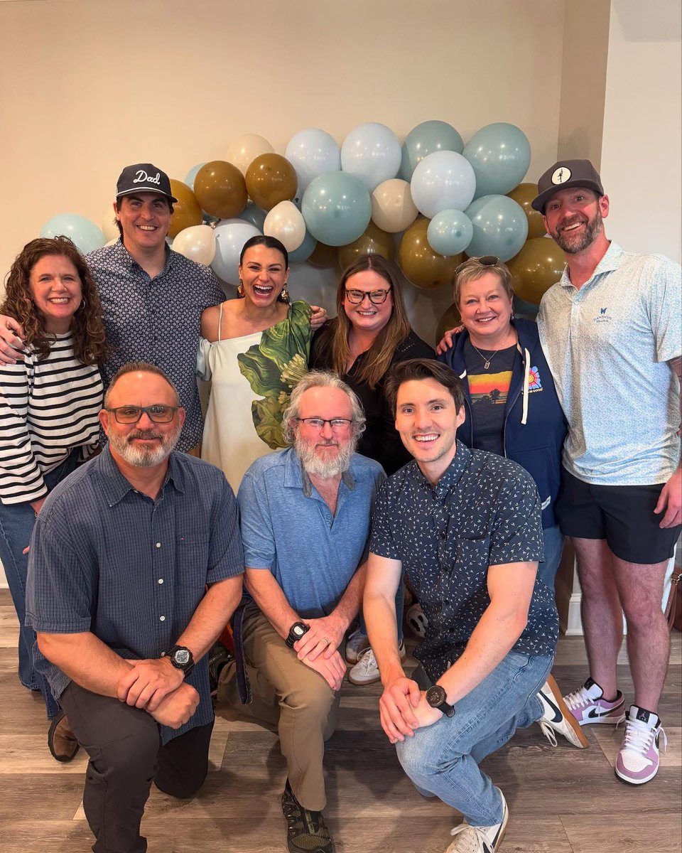 Great baby shower this afternoon! Proud to know <a href="/CoachDomville/">John Domville</a> &amp; <a href="/ApiFiroozi/">Api Firoozi</a> 💯

Eight former <a href="/The_CHSKnights/">Centennial High School</a> teachers in this pic. Three taught me. #WeAreOld 

Weekend full of celebrating people that entered my life through coaching 🏀

Relationships &gt; Everything