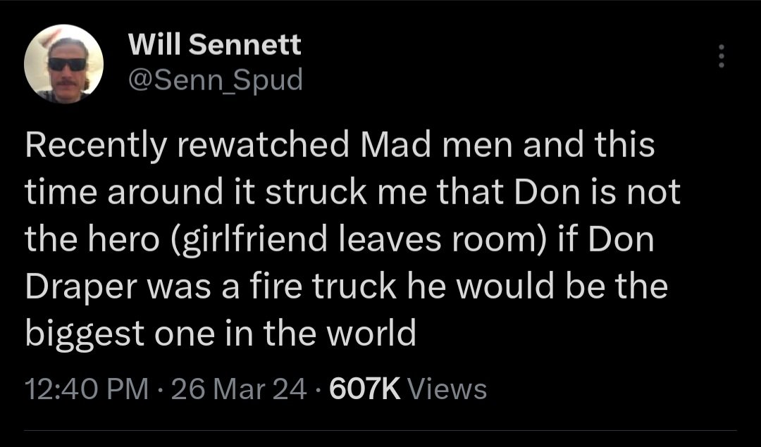 the only enlightened way to watch.