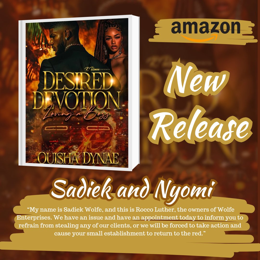 Available now on Amazon!
amzn.to/41Gl58K

#quishadynae #author #writer #KindleUnlimited #romance
