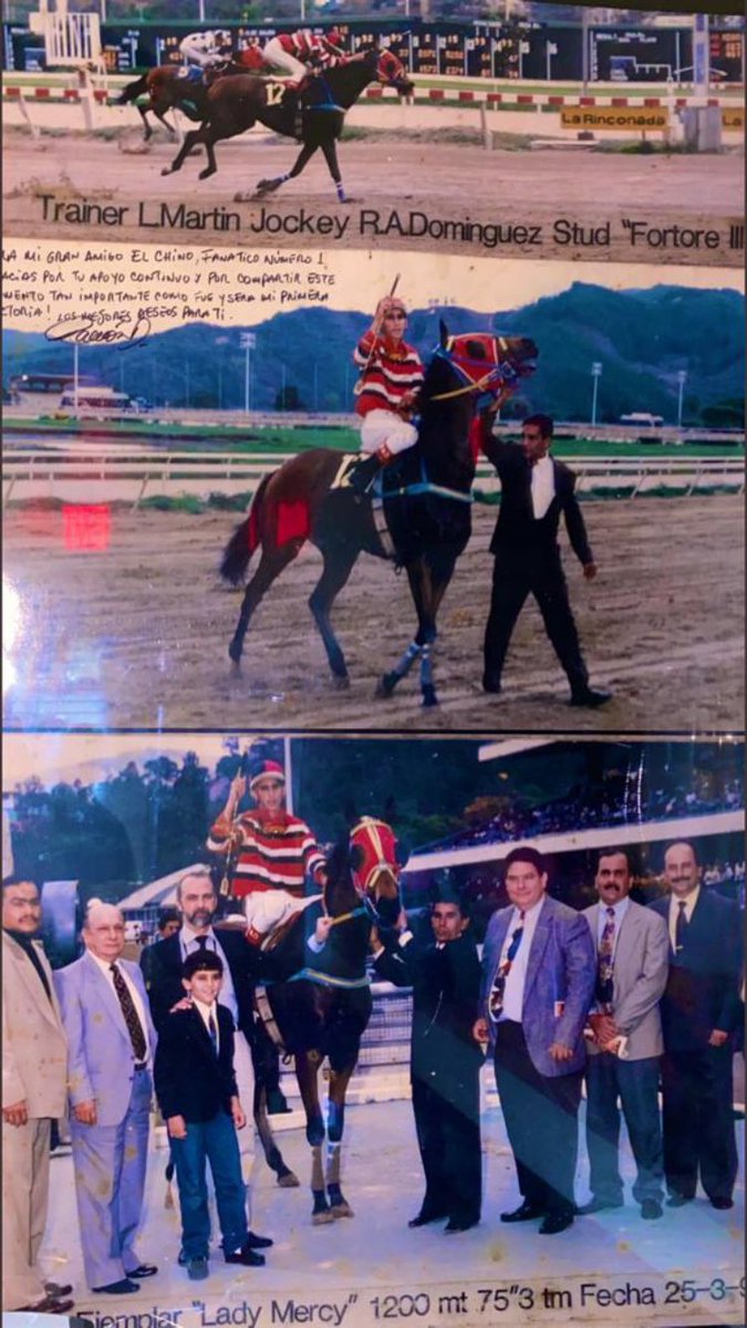 25/03/1995 RAMON ALFREDO DOMINGUEZ logró su 1ra. victoria en La Rinconada con la yegua Lady Mercy.  Rápidamente uno de los aprendices más exitosos y de inmediato para USA, a conquistar la gloria <a href="/RADominguez76/">Ramón Domínguez</a>

Foto <a href="/afdm23/">alexander</a>