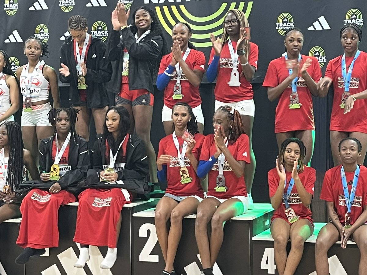 gideon_coach's tweet photo. @WisePumaSports @Wise_Principal 
Here are your 2025 All- Americans in 4X4 Relay. They placed 2nd place with a time 3:55.57. Very proud of them. Great way to close out the Indoor Track Season. https://t.co/NsCusgSj1X