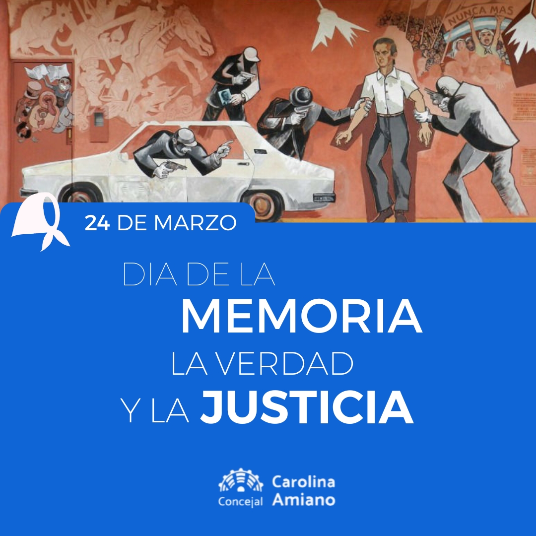 A 49 años del Golpe Cívico Militar de 1976: Memoria, Verdad y Justicia en Concordia. #NuncaMas
