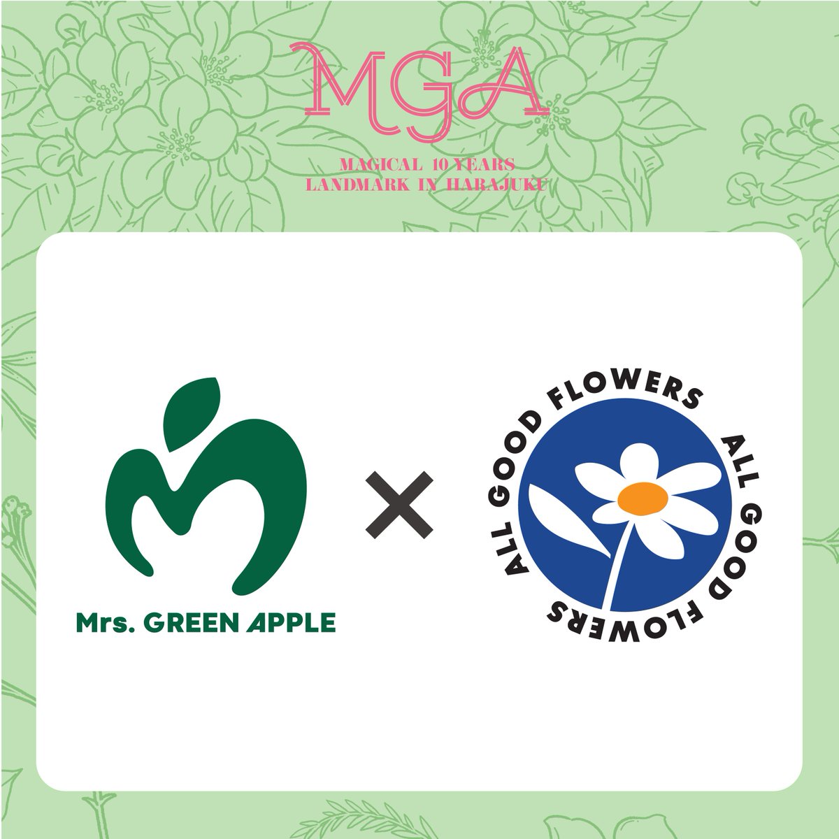 Mrs. GREEN APPLE STORE (@mga_popupstore) / X Mrs. GREEN APPLE STORE (@mga_popupstore) / X