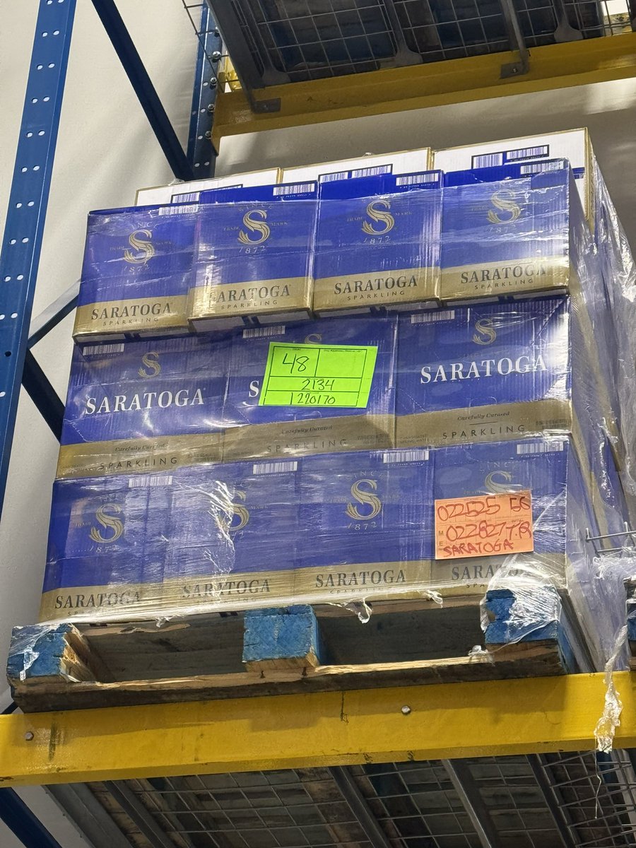 I got a pallet of that fresh face water for you. It helps you start your day at 3am